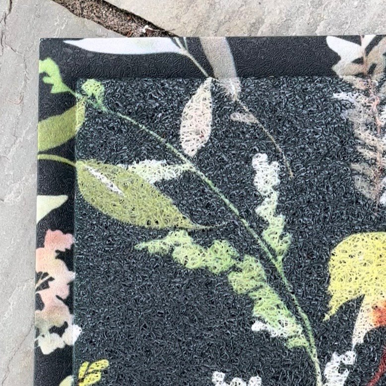 Outdoor Doormat texture close up